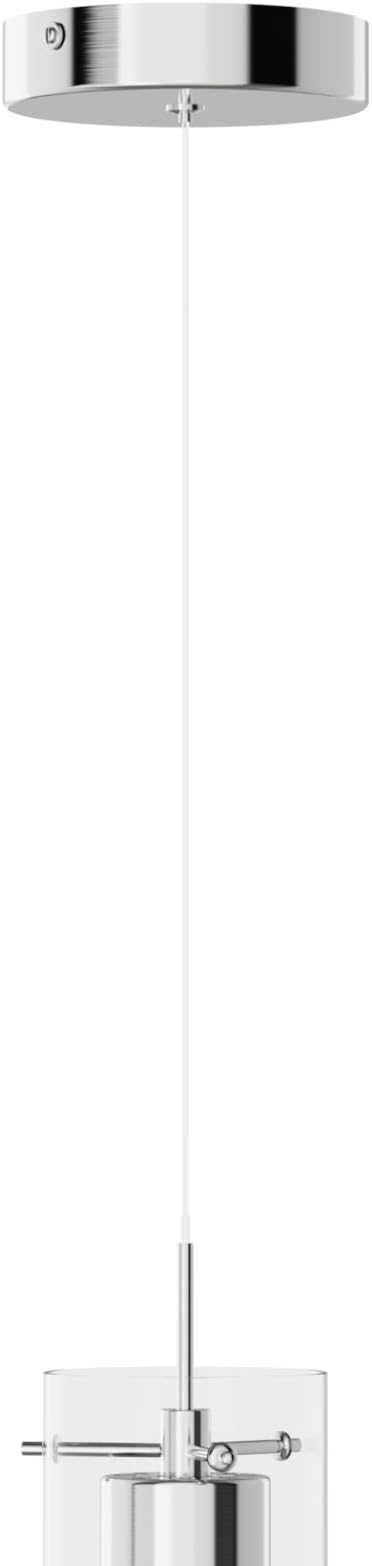 Alice 1-Light Pendant Ceiling Light Fixture, Integrated Led and Premium Bubble Glass, for Kitchen Island, Hallway, Entryway, Passway, Dining Room, Bedroom, Balcony Living Room