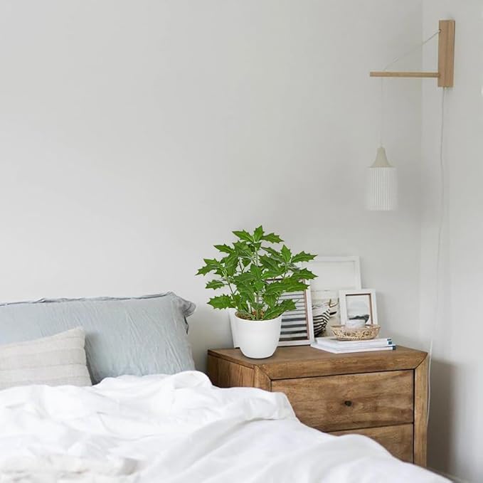 Briful Fake Plants Artificial Greenery Potted Faux Lifelike Plant for Farmhouse Home Garden Party Decoration