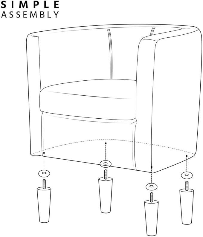 Yaheetech Accent Chair, Modern Velvet Armchairs with Big Ample Seat, Cozy Upholstered Barrel Sofa Chair for Living Room Bedroom Waiting Room, Set of 2, Gray