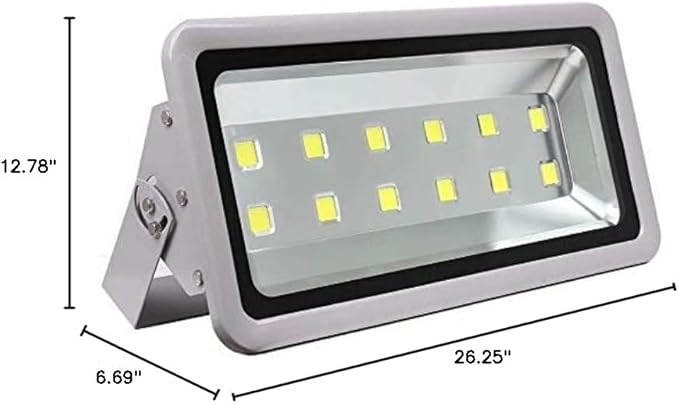 600W LED Flood Light Outdoor Lighting Super Bright Day White Security Lamp Waterproof IP65 Parking Lot Lights