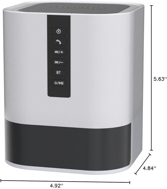 Night Light Bluetooth Speaker, 5 in 1 Touch Control Bedside Lamp Dimmable Multi-Color Changing, Bedroom Alarm Clock, Best Birthday Gift Ideas for 10 11 12 13 14 Year Old Teenage Girls/Boys