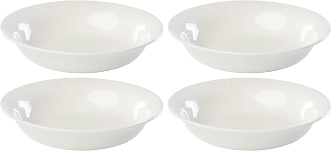 Lenox White Profile Porcelain 4-Piece Pasta Bowl Set, 5.05 LB