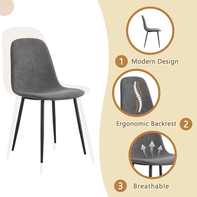 9 Piece Glass Dining Table Set, Kitchen Table Chairs Set for 8, 71'' Dining Table with 0.4" Tempered Glass Tabletop with Plated Metal Legs and MDF Crossbar, 8 Chairs for Dining Room, Kitchen.
