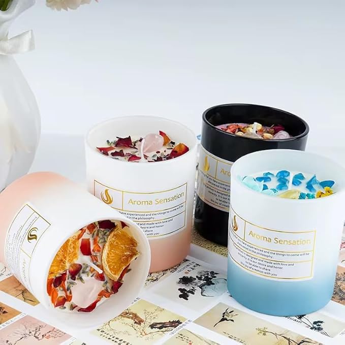 Aromatic Long-Lasting Luxury Highly Scented Candles 20oz - Ideal for Relaxation Ambiance or Gifting (Berry Bliss)