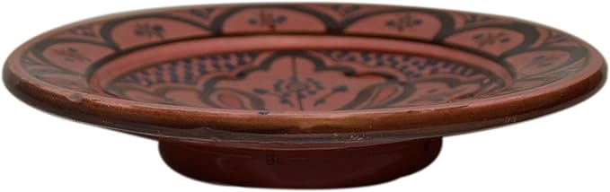 Moroccan Ceramic Plates Handmade Appetizer Tapas Serving Set of Four
