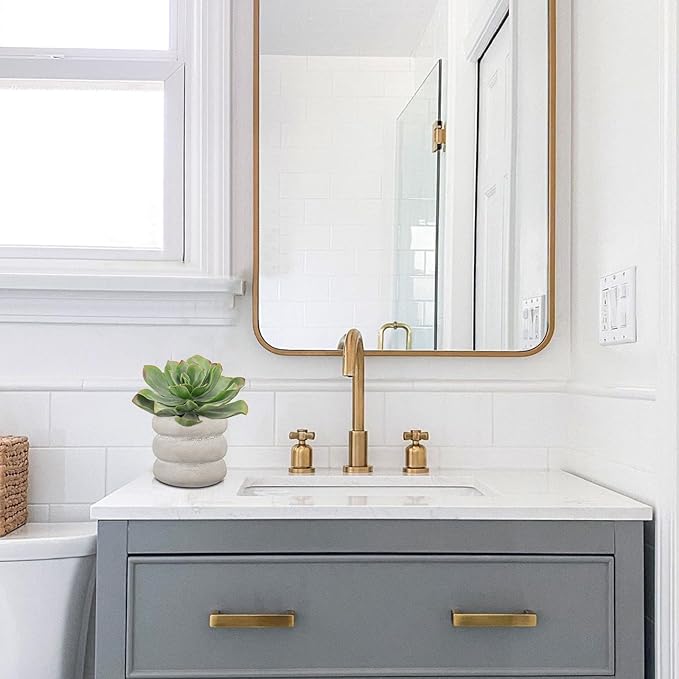 Fake Plants Succulents Artificial Agave Succulent Plants Faux Aloe Potted Plant in White Glaze Ceramic Pot for Desk Modern Office Room Table Shelf Bathroom Garden Greenery Home Decor