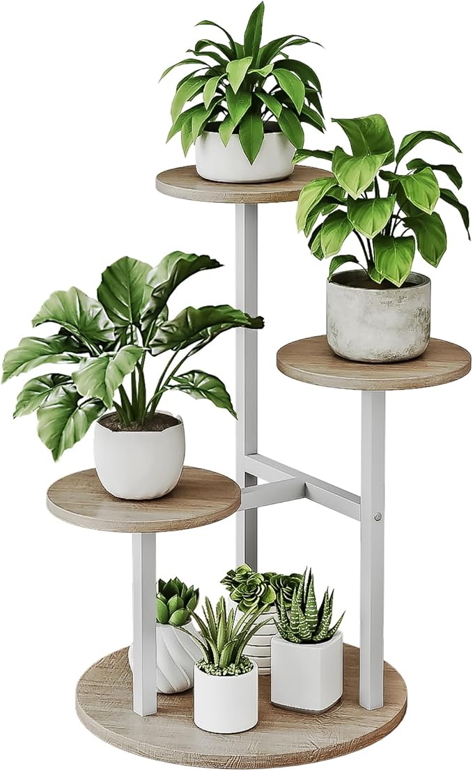 plant stand for multiple pots Plant Stand Indoor 4 Tier 5 Potted Multiple Flower Pot Holder for Pati – Fig tree on the terrace