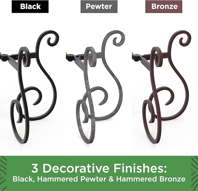 Gardien Adjustable Plant Stand Indoor Outdoor, Mid Century Modern Medal Holder for Large Planters