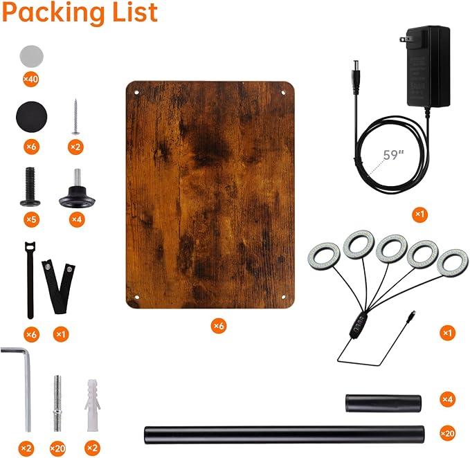 Plant Stand Indoor with Grow Light, 81.3" Tall Indoor Plant Shelf, 6 Tier Flower Stand with Plant Light Full Spectrum, Metal Plant Holder with Light, lighted Plant Rack for Home, Corner, Patio