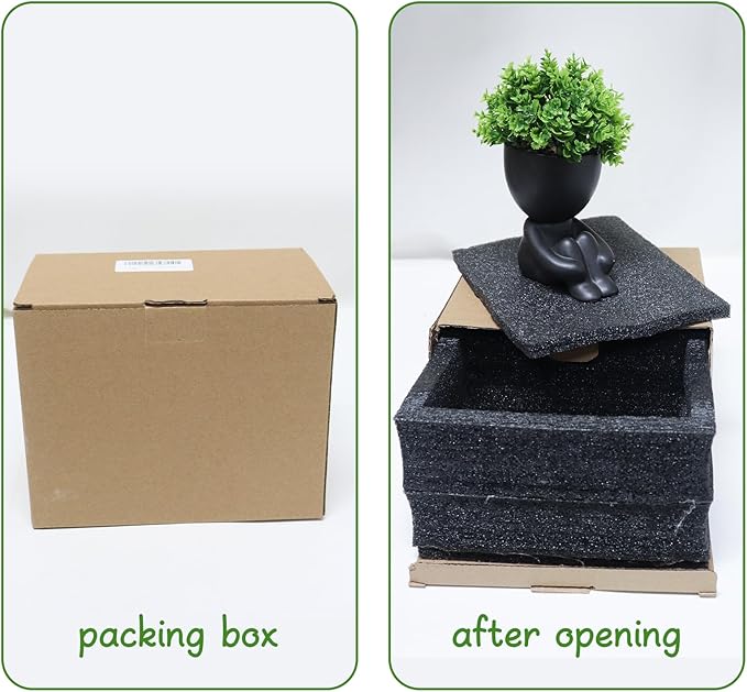 Zerzsy Fake Plants Artificial Succulents Plants for Room Bathroom Home Office Desk Cute Fake Plant Bathroom Decoration - Set of 1