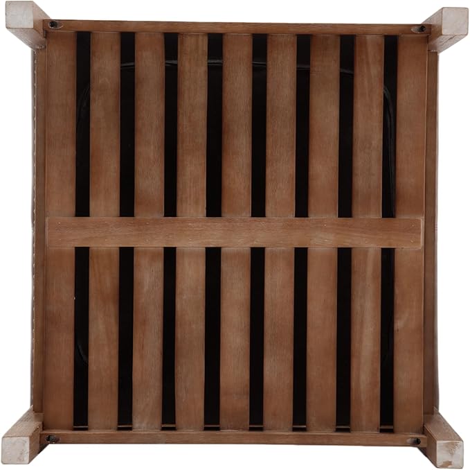 Large Square Coffee Table with Storage,Modern Faux Leather Ottoman Coffee Table,Luxury Upholstered Couch Table for Living Room/Sofa/Bedroom,Brown