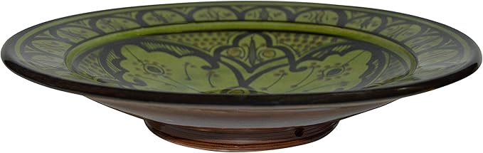 Ceramic Plates Moroccan Handmade Serving, Wall Hanging, Exquisite Colors Decorative Large 12 inches Diameter