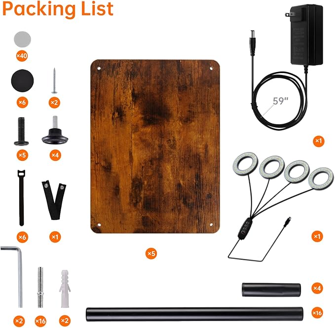 Plant Stand Indoor with Grow Light, 66" Tall Indoor Plant Shelf, 5 Tier Flower Stand with Plant Light Full Spectrum, Metal Plant Holder with Light, lighted Plant Rack for Home, Corner, Patio