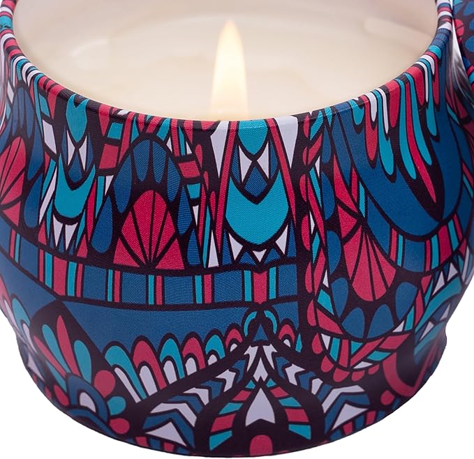 Topadorn 4 Pack Scented Candles Gift Set - Soy Wax Aromatherapy Candles for Home, Relaxation, Meditation, Yoga - Long Lasting Fragrance (Lavender, Vanilla, Citrus, Eucalyptus)