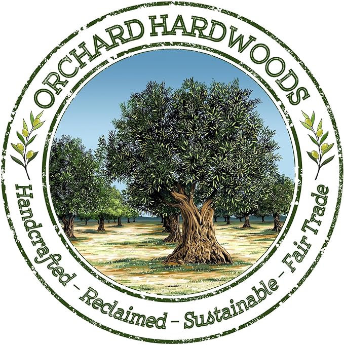 16-17" Rustic Olive Wood Bread Basket Dough Bowl- Live Bark Edge. Handmade Oval Decorative Bowl for French Bread. In 14, 16, 18". (16-17 x 3-4 x 2-3 in)