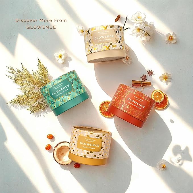 Coconut Scented Candle - 100% Natural Soy Wax - Large 3 Wick Jar Candle - Up to 40 Hours Burning Time - Aromatherapy Candles for Home - Housewarming Gift for Women and Men