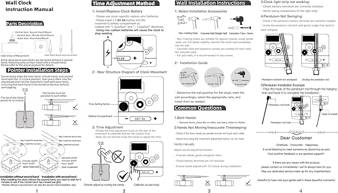 Wall Clock 22.8 Inch - Large Gold Sunburst Clock Non-Ticking Battery Operated, Starburst Round Wall Watch for Living Room Bedroom Kitchen Office, Home Decorations