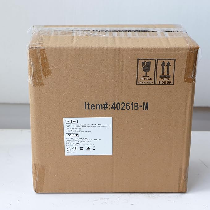 TRIROCKS Decorative Hanging Lantern 13.5'' High Vintage Metal Candle Holder with Tempered Glass Perfect for Living Room Garden Yard Patio Parties Events Indoors Outdoors (Black)