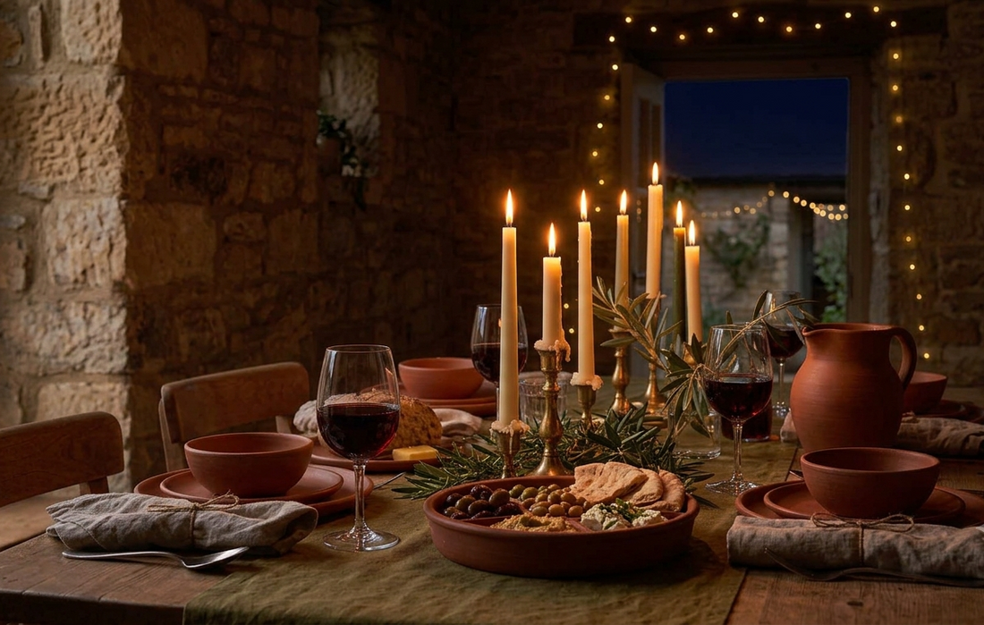Candlelit Dinner Parties: A Cozy Mediterranean Guide