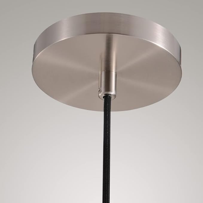 Modern Brushed Nickel Pendant Lights, Raindrop Pendant Light, Pendant Lights Kitchen Island, Interior Pendant Light in The Kitchen Island Living Room Bedroom Bathroom, Including Bulb