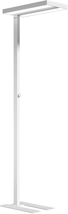 Honeywell 155W LED Floor Lamp - 02E MAX Sunturalux Eye-Care Tall Standing Light, 16000LM 4000K Natural Daylight Reading Lamp for Home Office Bedroom
