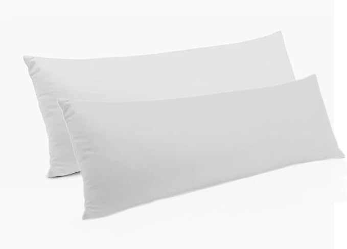 MoonRest® Synthetic Down Alternative 14x30 Lumbar Pillow Insert Form, for Decorative Throw Pillow, Sofa, Cushions, Body and Bed - Pack of 2- Size 14“X 30”