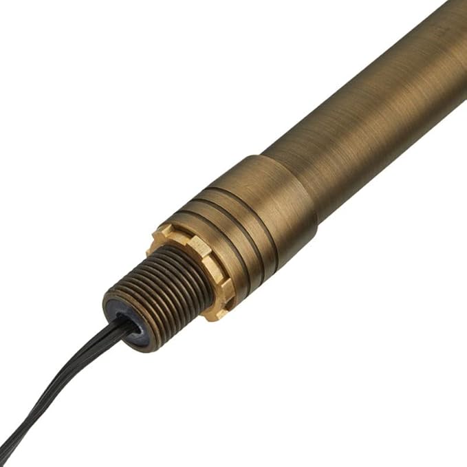 VOLT 15-Pack 12V Cast Brass Max Spread Path Lights (9" Shade, 25" Tall) for Low Voltage Landscape Lighting on Outdoor Pathway, Walkway, Garden, Driveway or Patio