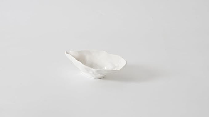 Pampa Bay Small Oyster Bowl, Waves, Kitchen, Gift, 7.5 x 4.5 x 2 Inch, OYS1976