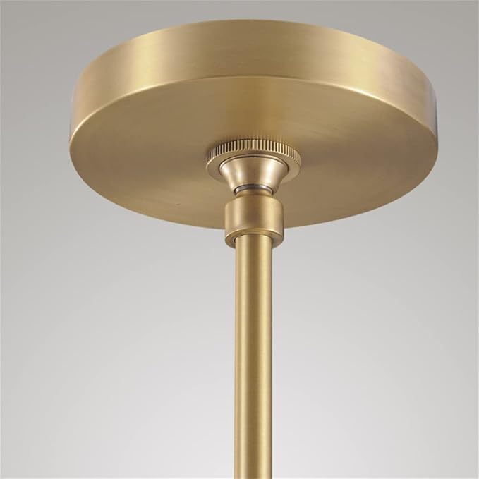 Modern Raindrop Pendant Lights, Pendant Lights for Kitchen Island, Brass Rod Dining Room Light Fixture， Clear Solid Raindrop Chandelier, Chandelier for Living Room Hallway, Including Bulb