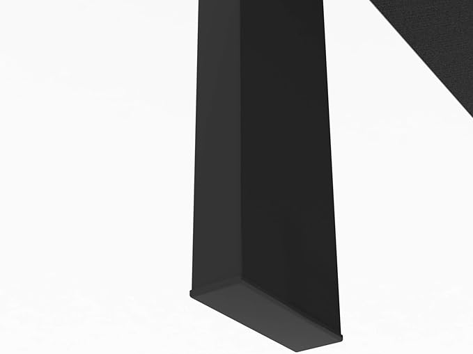 Tempered Glass Coffee Table for Living Room Furniture (All Black)