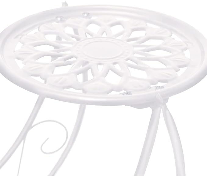 Metal 3 Tier Plant Stand Flower Pot Holder Potted Plant Stand Indoor Outdoor Display Rack for Patio Garden Balcony