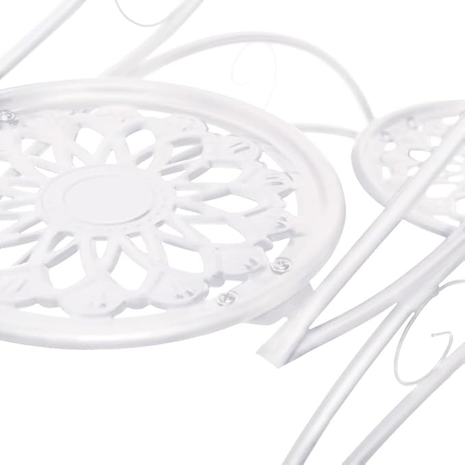 Metal 3 Tier Plant Stand Flower Pot Holder Potted Plant Stand Indoor Outdoor Display Rack for Patio Garden Balcony