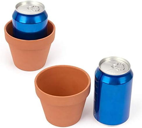 [26 Pack] 4" Planter Nursery Pots Terracotta Pot Clay Pots Clay Ceramic Pottery Cactus Flower Pots Succulent Nursery Pots Garden Terra Cotta Pots with Drainage Hole (4")