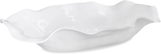 Beatriz Ball VIDA Havana Extra Large Oval Centerpiece (White)