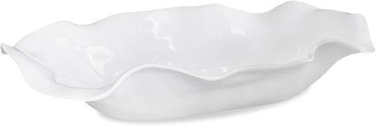 Beatriz Ball VIDA Havana Extra Large Oval Centerpiece (White)
