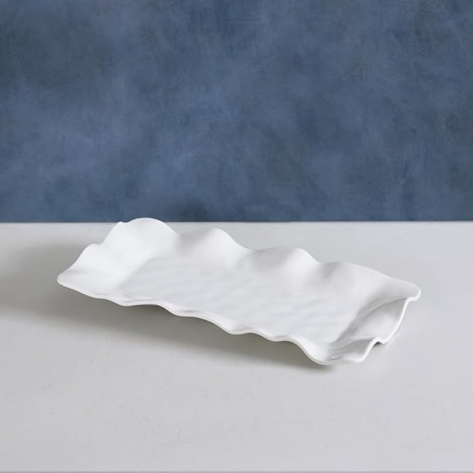Beatriz Ball Havana Rectangular Long Platter, White