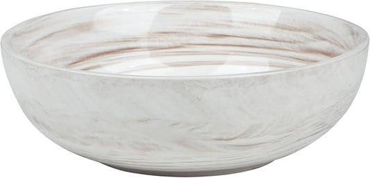 Small Decorative Bowl, Marble-patterned Ceramic Bowl, Modern Home Decor Centerpiece 6.1 Inches Key Bowl for Entry Table, Brown