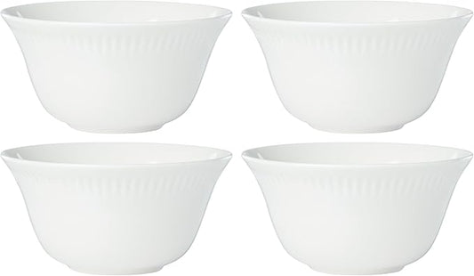 Lenox Profile 4-Piece Small Bowl Set, 2.45 LB, White