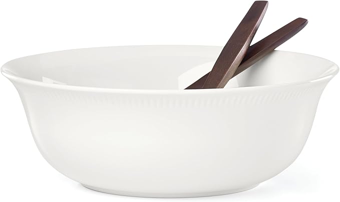 Lenox Profile Salad Bowl & Server Set, 12.37", White