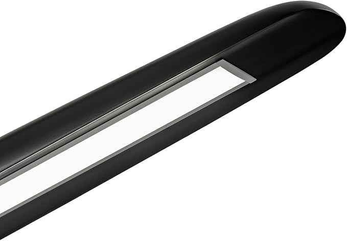 51" Wood Linear Pendant Light Black Linear Pendant Dinning Room Hanging Lights LED Dimmable Chandeliers 36w for Dining Room Pool Table Lights Kitchen Island Light Black