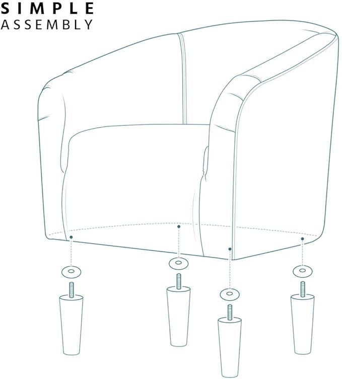 Yaheetech Living Room Chair, Velvet Accent Upholstered Barrel Sitting Chair with Armrest and Low Back for Bedroom, Grey