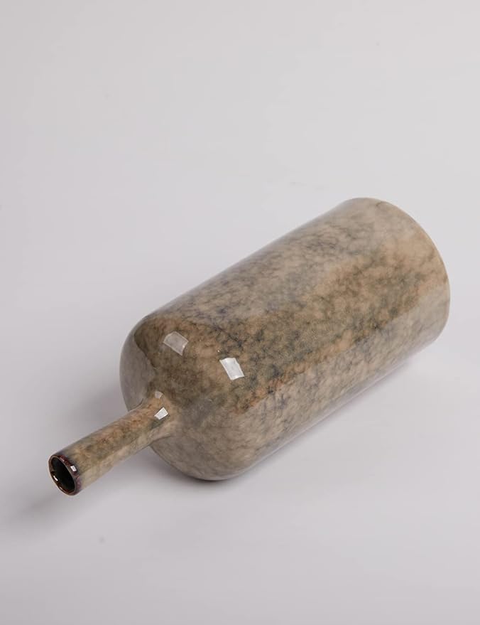 HAUCOZE Ceramic Decorative Vase Modern Decor Statue Table Centerpiece Sculpture Gifts 10.4inch