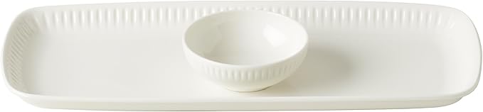 Lenox Profile Tray & Bowl Set, 2.43, White