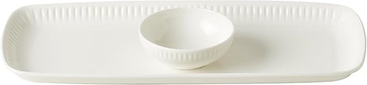 Lenox Profile Tray & Bowl Set, 2.43, White