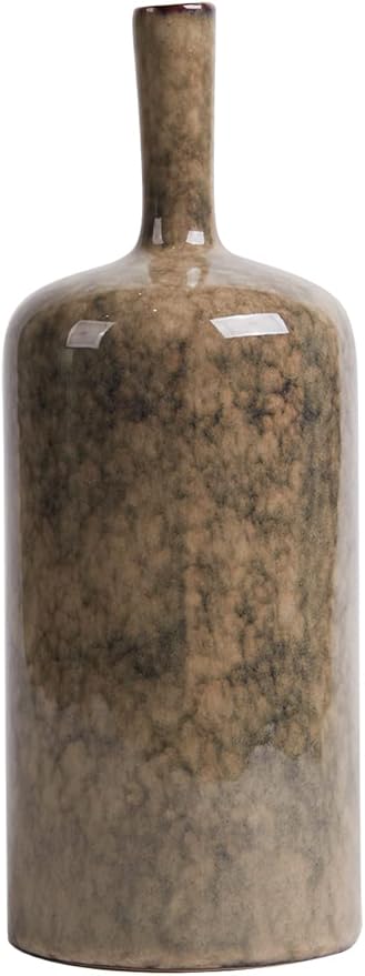 HAUCOZE Ceramic Decorative Vase Modern Decor Statue Table Centerpiece Sculpture Gifts 10.4inch