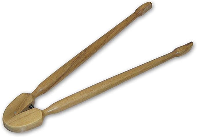 Berard 52175 French Olive-Wood Handcrafted Tongs