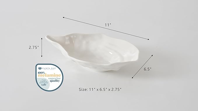 Pampa Bay Medium Oyster Bowl, Waves, Kitchen, Gift