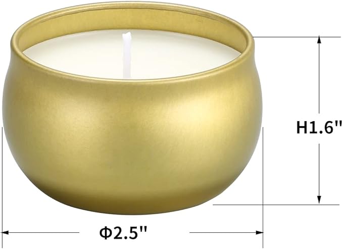 qinxiang Scented Candles Gifts Set,16 Pack Natural Soy Wax Travel Tin Jar Candles for 2.5 OZ Aromatherapy Candles for Family Gatherings, Festive Candles