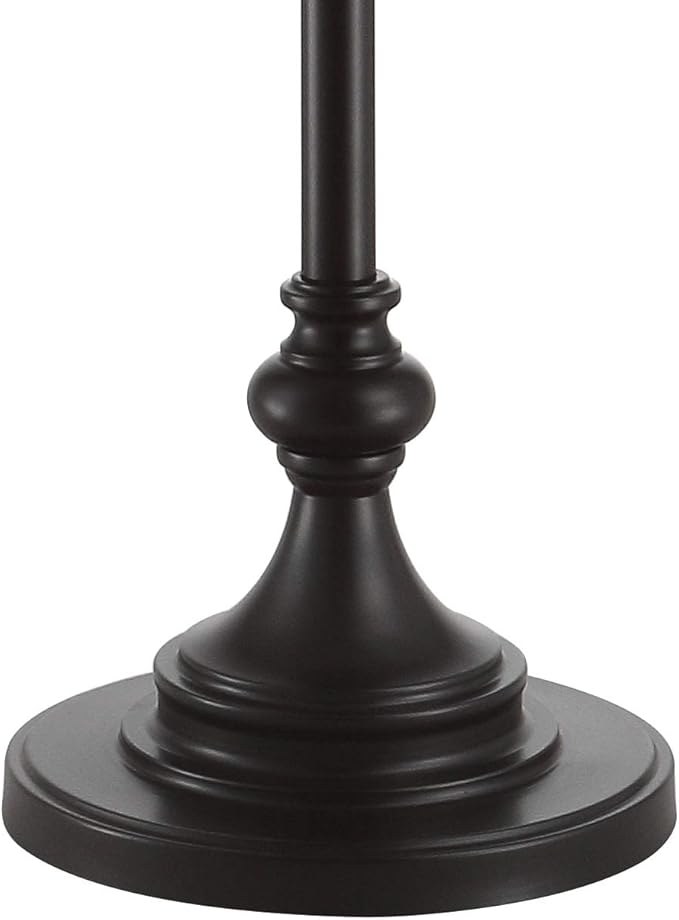 JONATHAN Y JYL3055C Cora 60" Metal/Glass LED Side Table and Floor Lamp Contemporary,Transitional for Bedrooms, Living Room, Office, Reading, Oil Rubbed Bronze, Oil-Rubbed Bronze