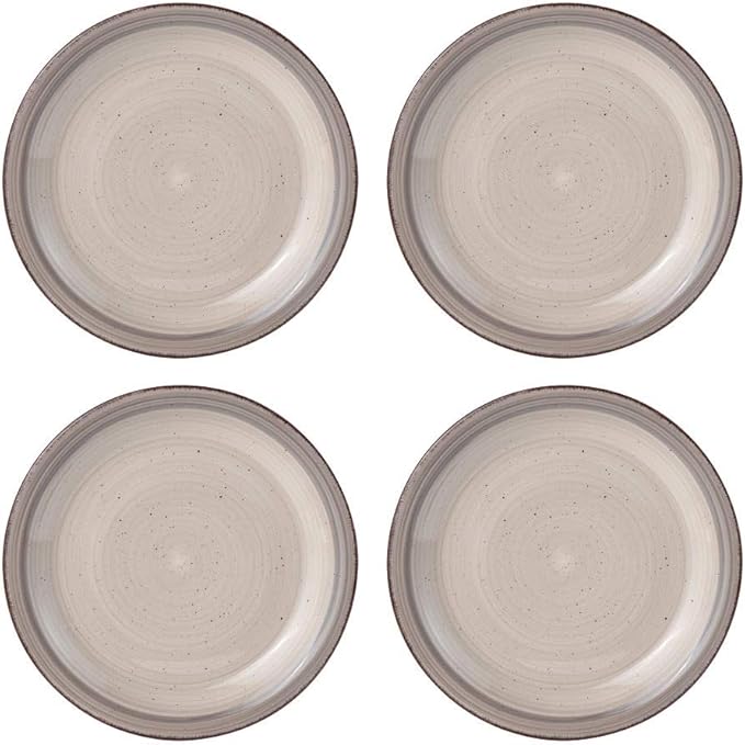 Pfaltzgraff Sadie 16-Piece Cream Dinnerware Set, Service for 4, Durable Stoneware Plates and Bowls with Classic Design, Microwave and Dishwasher Safe